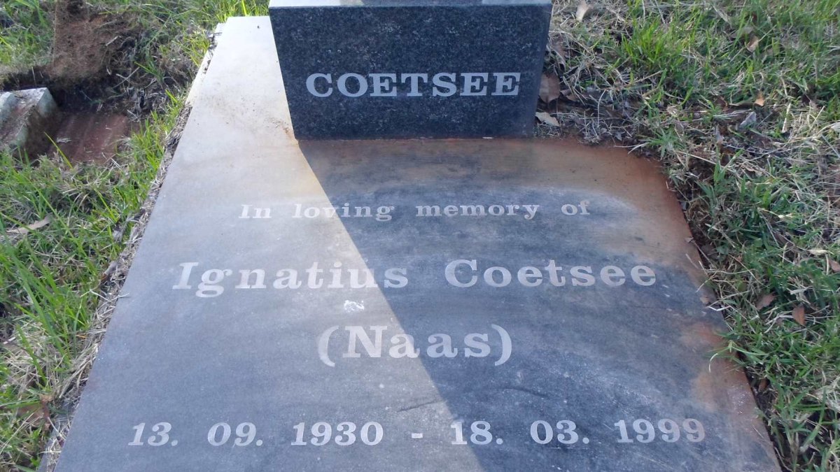 COETSEE Ignatius 1930-1999