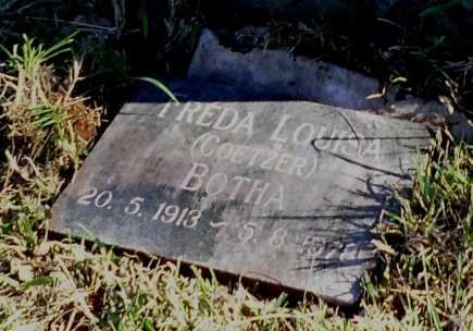 BOTHA Freda Louisa nee COETZER 1914-1978