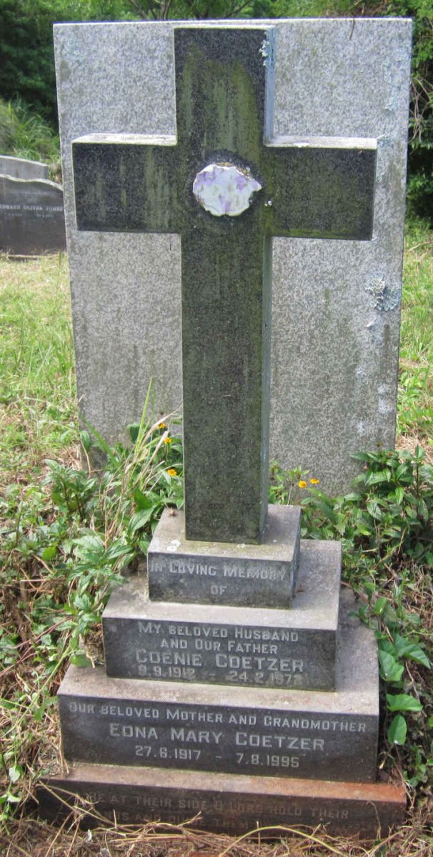 COETZER Coenie 1912-1972 &amp; Edna Mary 1917-1995