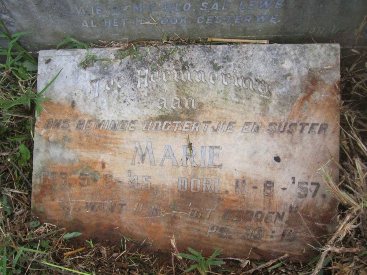 COLLINS Marie Dorothea 1945-1957