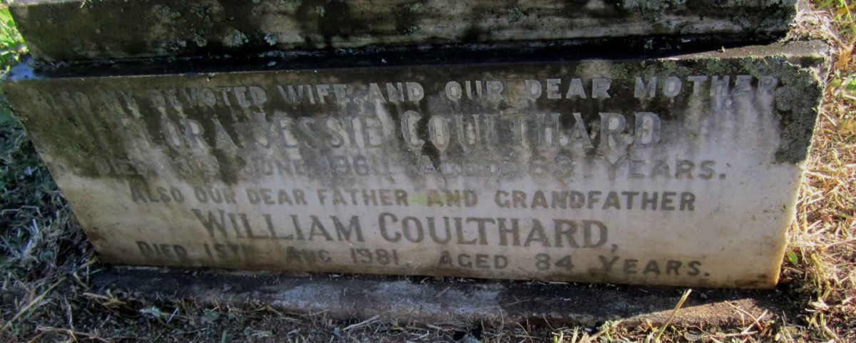 COULTHARD William -1981 &amp; Flora Jessie -1961