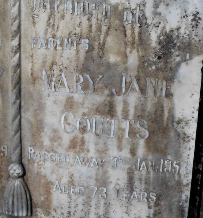 COUTTS Mary Jane -1953