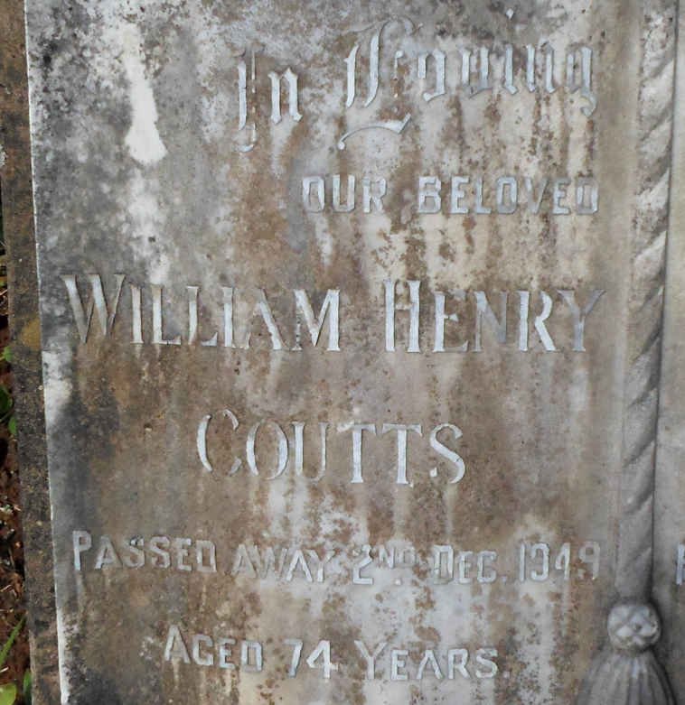 COUTTS William Henry -1949