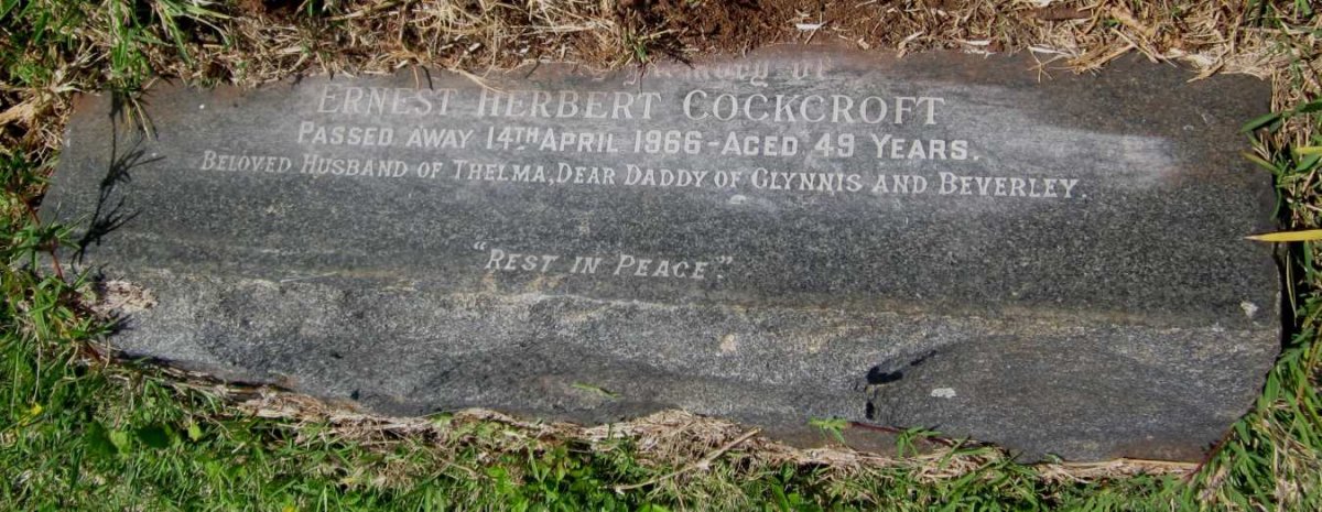 COCKROFT Ernest Herbert -1966