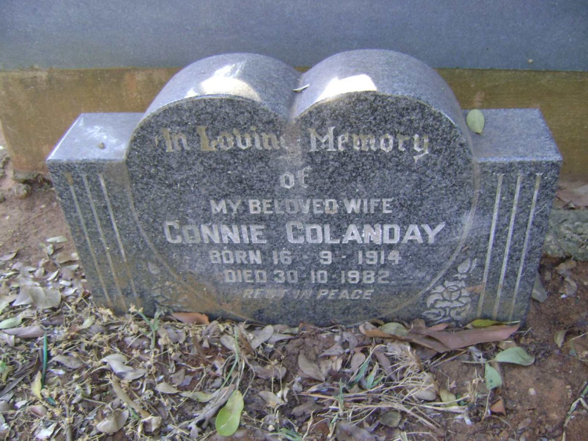 COLANDAY Connie 1914-1982