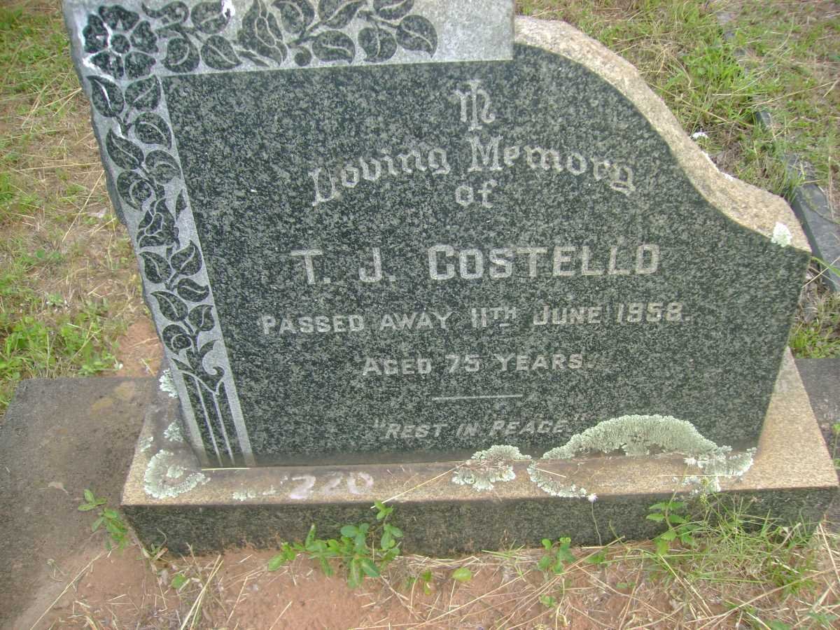 COSTELLO T.J. -1958