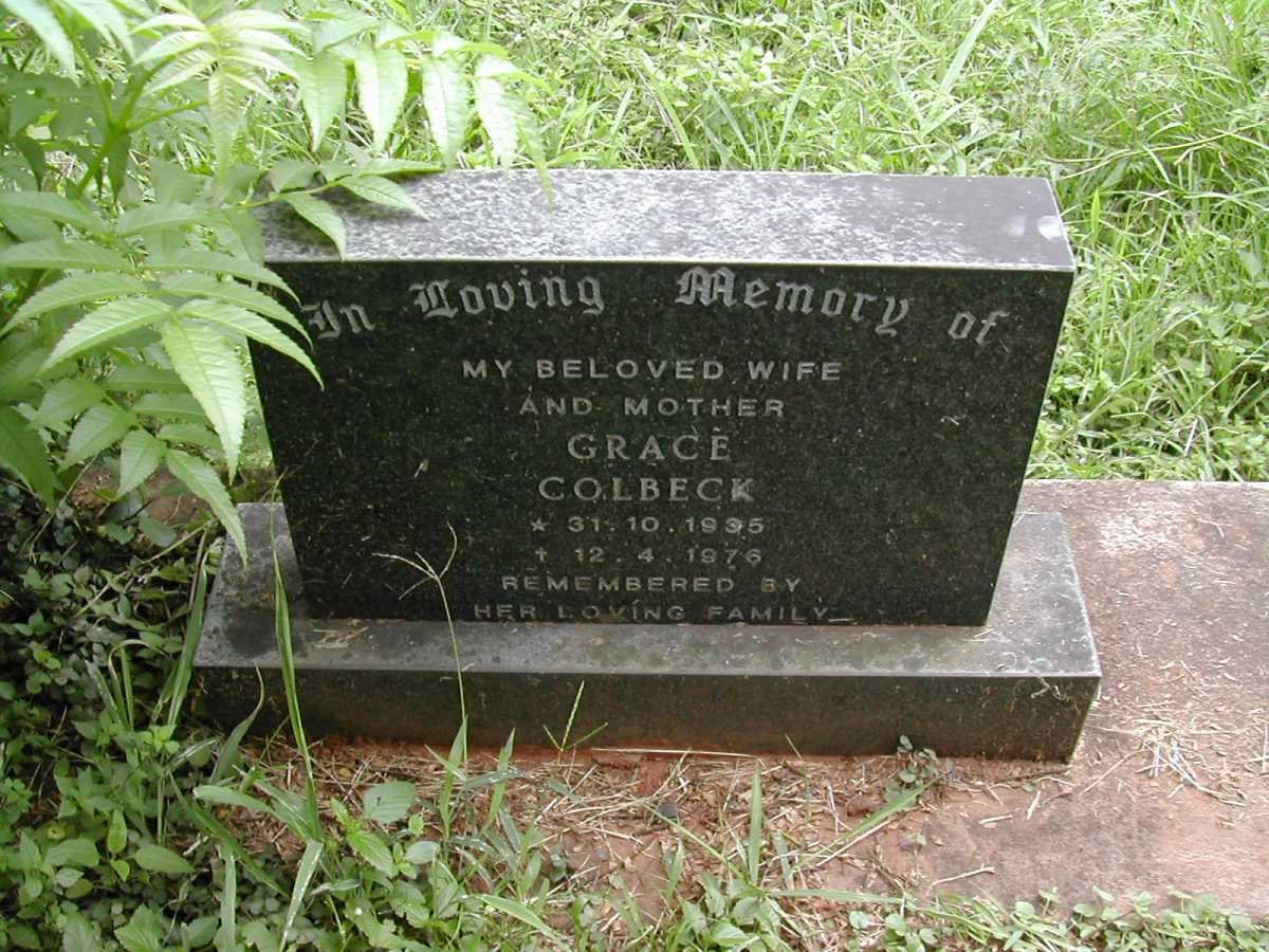 COLBECK Grace 1935-1976