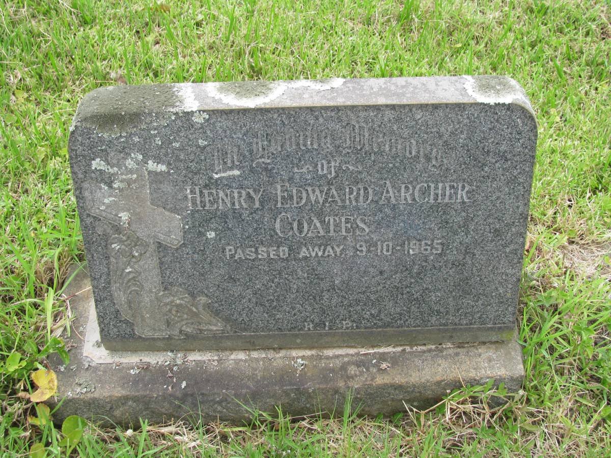 COATES Henry Edward Archer -1965