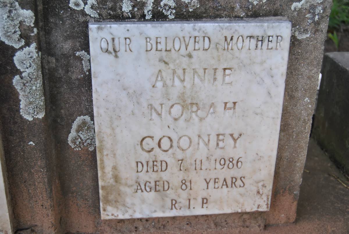 COONEY Annie Norah -1986