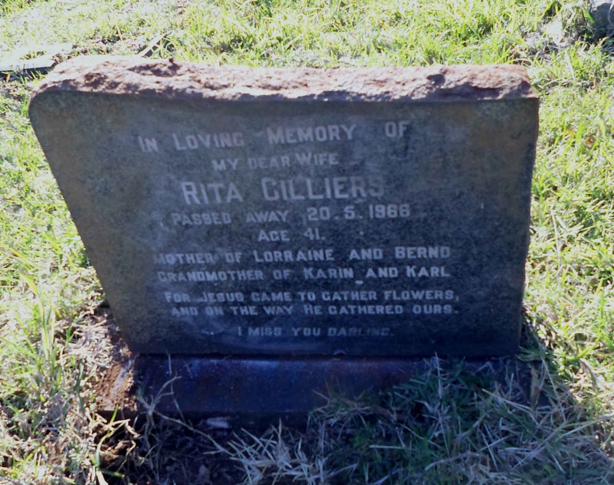 CILLIERS Rita -1966