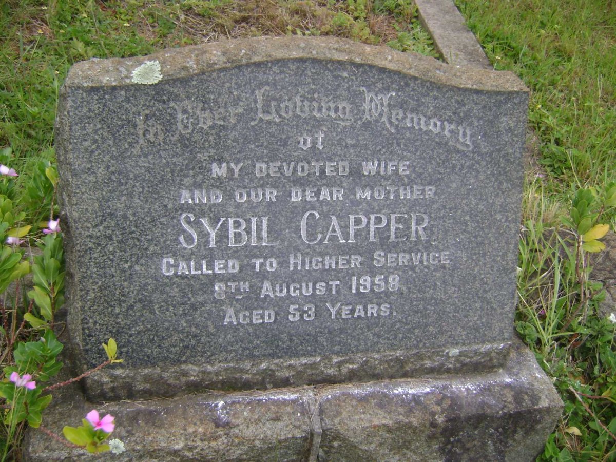 CAPPER Sybil -1958