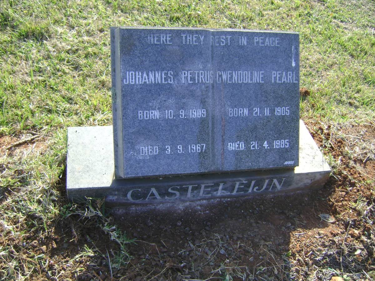 CASTELEIJN Johannes Petrus 1909-1967 &amp; Gwendoline Pearl 1905-1985