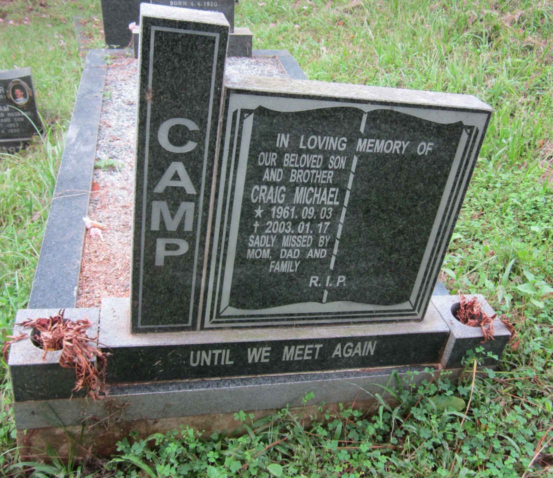 CAMP Craig Michael 1961-2003