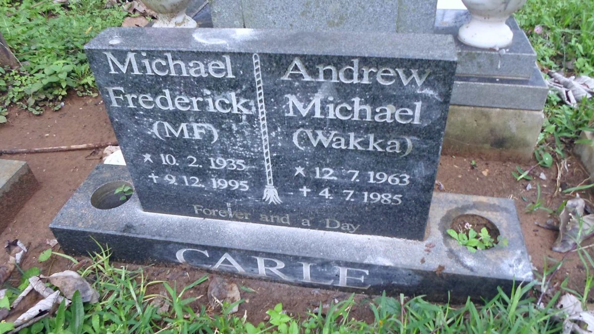 CARLE Michael Frederick 1935-1955 :: CARLE Andrew Michael 1963-1985