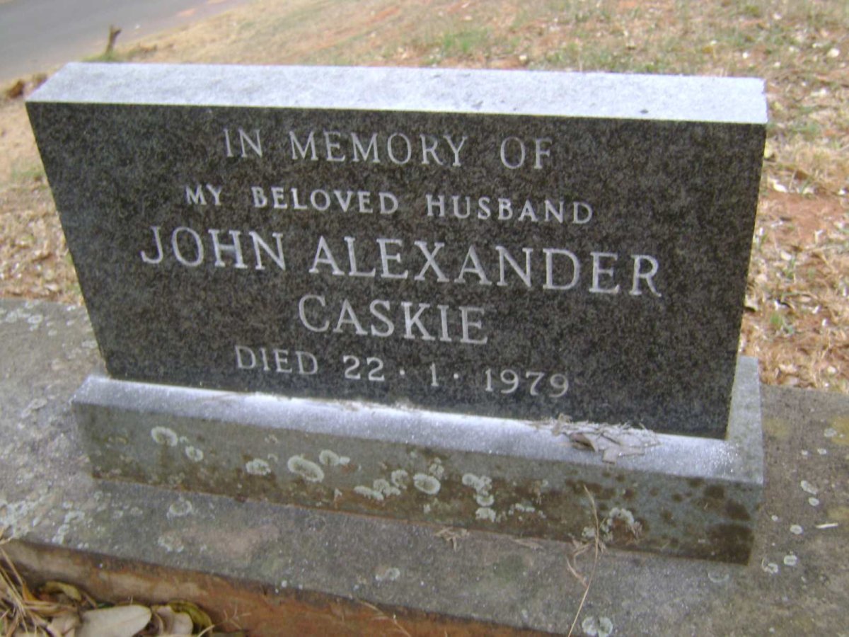CASKIE John Alexander -1979