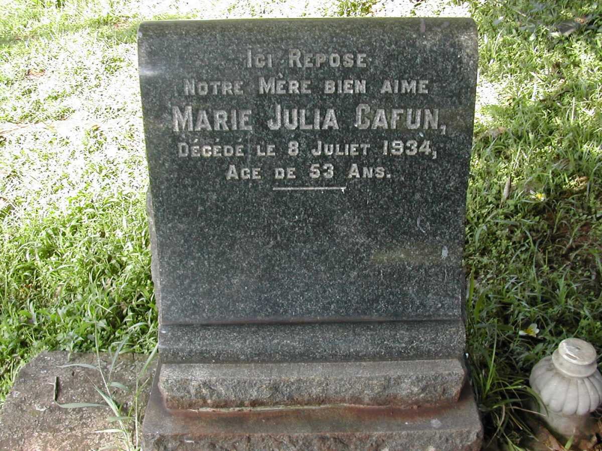 CAFUN Marie Julia -1934