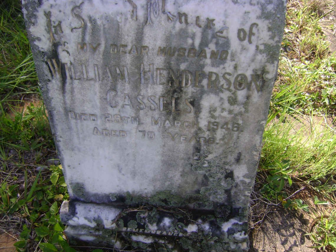 CASSELS William Henderson -1948