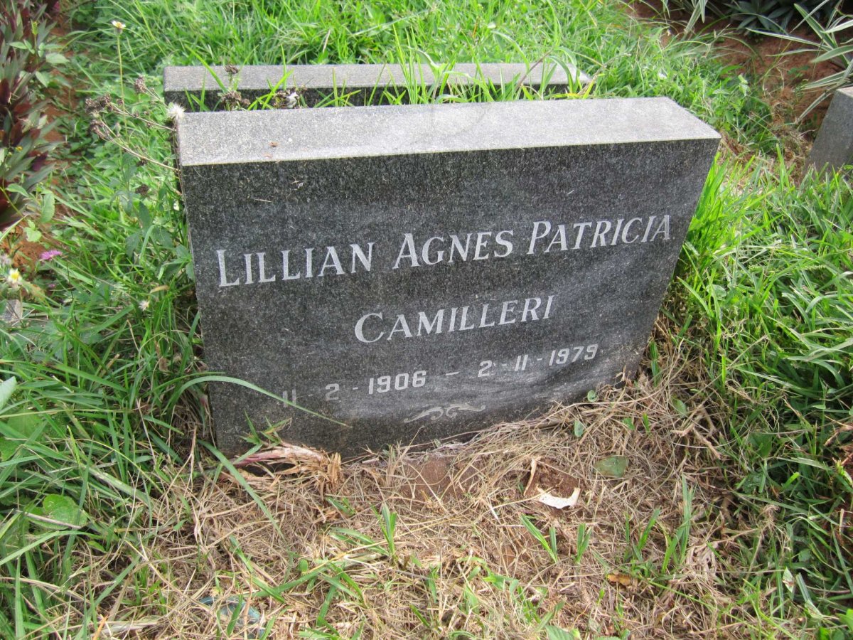 CAMILLERI Lillian Agnes Patricia 1906-1979