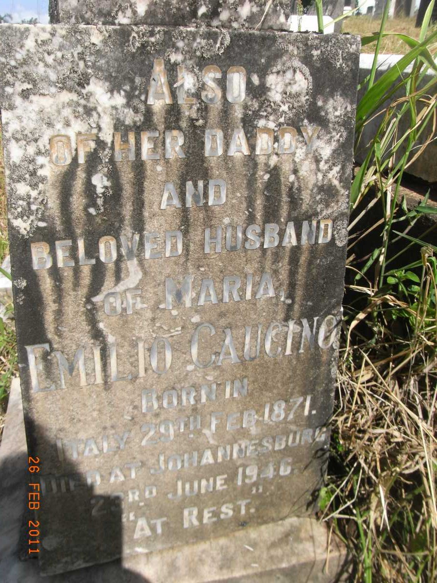 CAUCINO Emilio 1871-1946