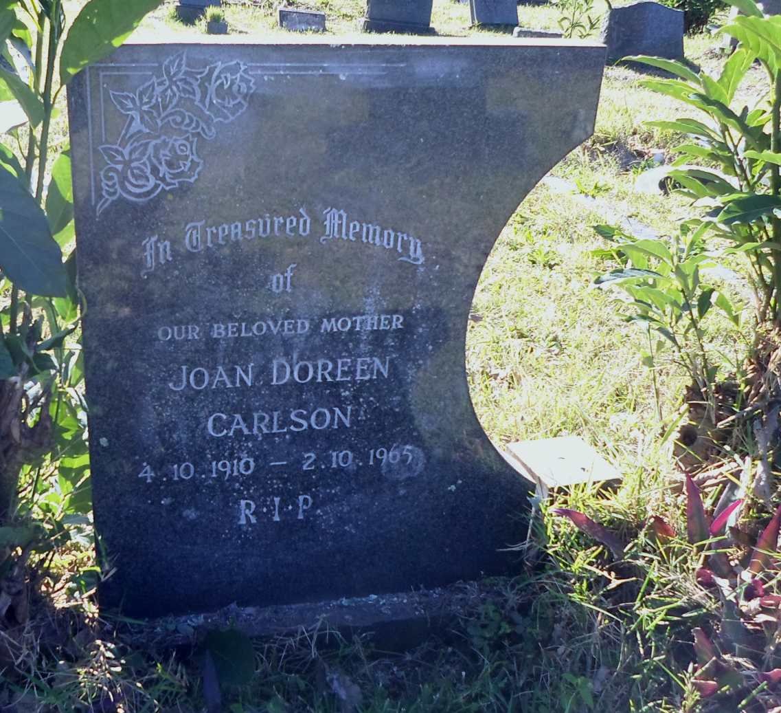 CARLSON Joan Doreen 1910-1965