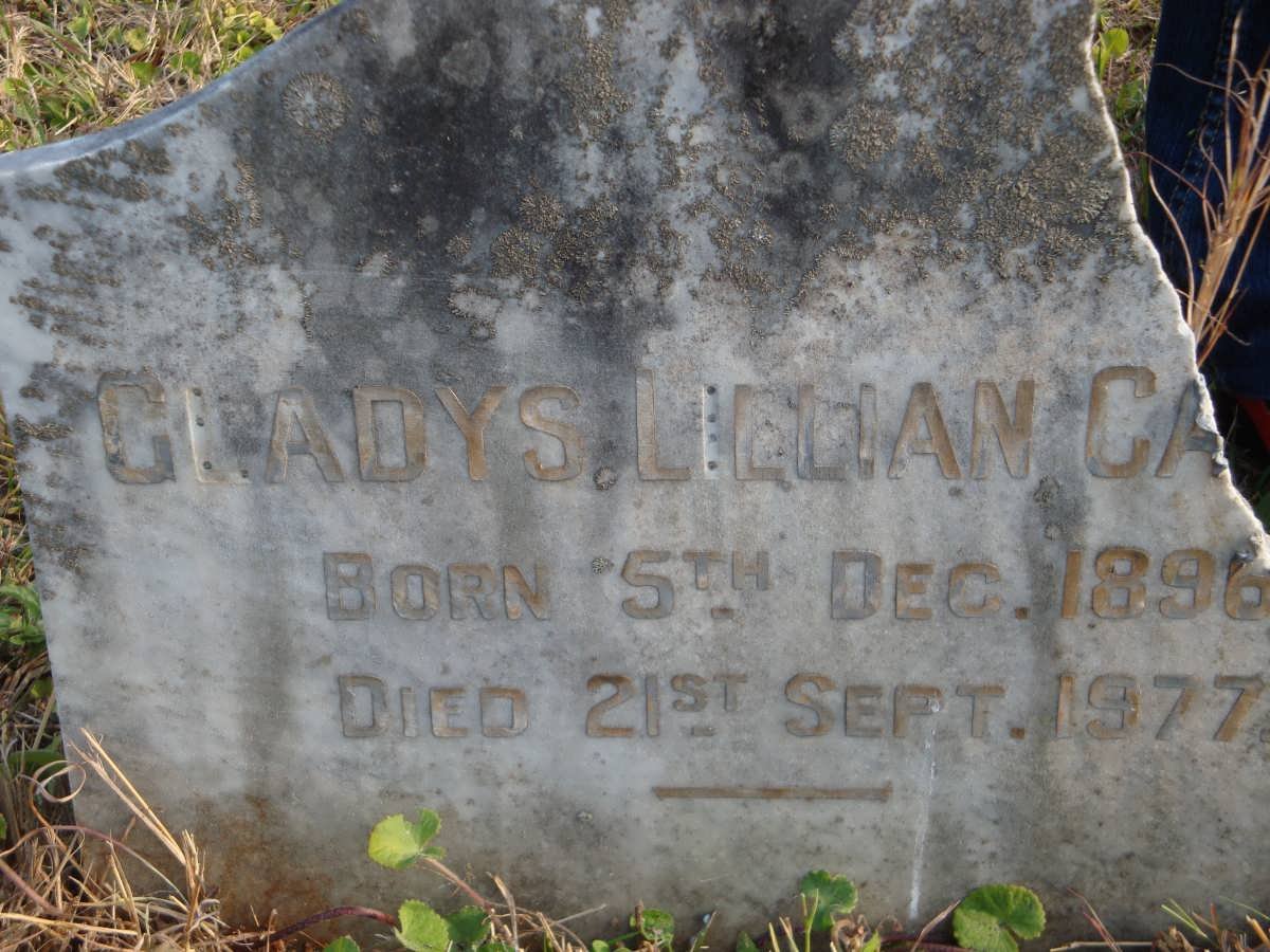 CANEY Gladys Lillian 1896-1977