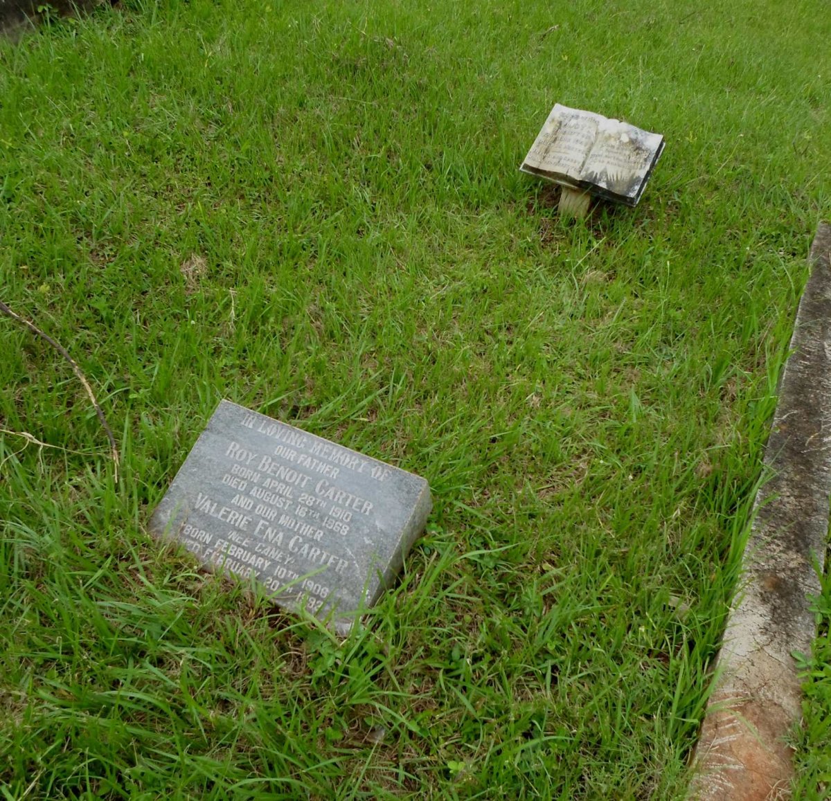 CARTER Roy Benoit 1910-1968 &amp; Valerie Ena CANEY 1906-1992 :: CARTER Judith Rosemary N. -1943