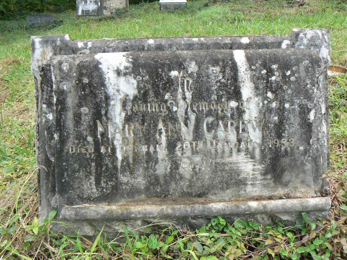 CAREW Mary Ann -1933