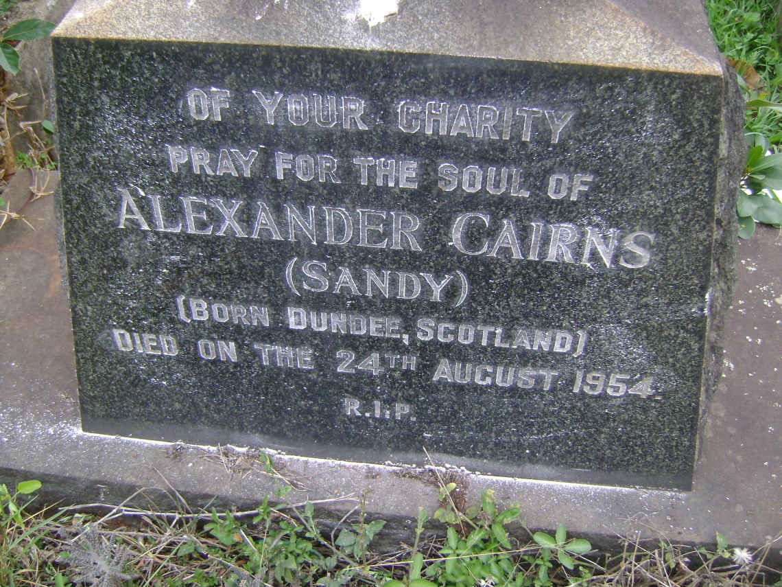 CAIRNS Alexander -1954