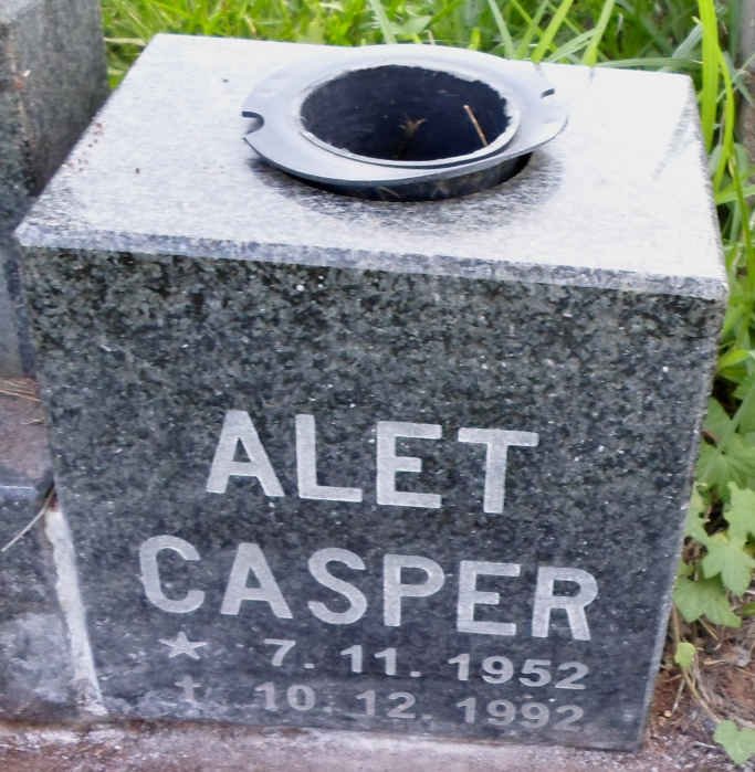 CALITZ Alet Casper 1952-1992