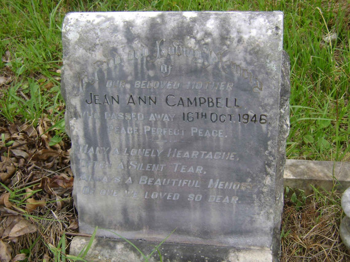 CAMPBELL Jean Ann -1946