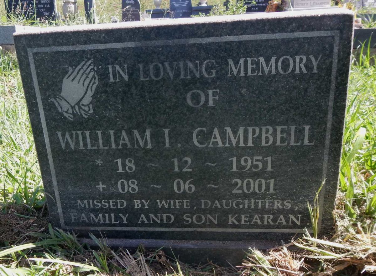 CAMPBELL William I. 1951-2001