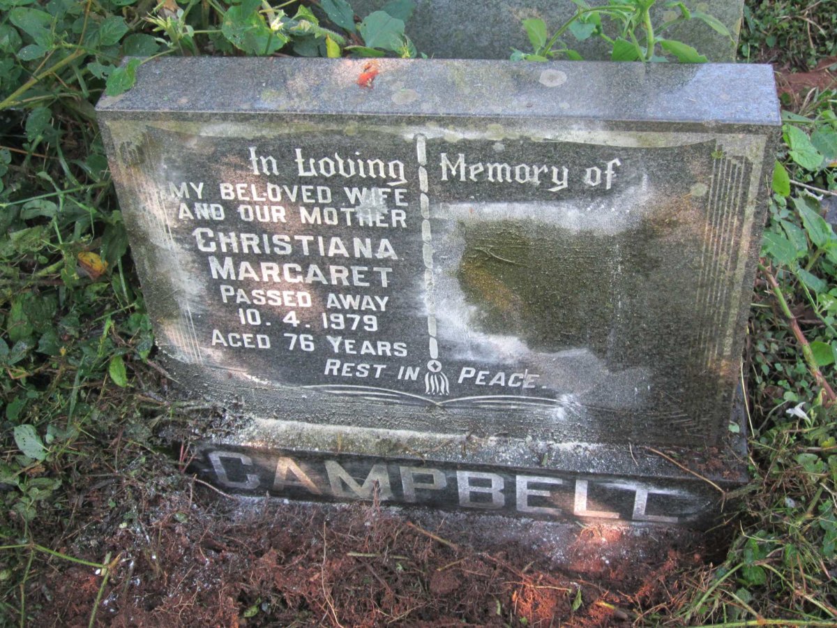 CAMPBELL Christiana Margaret -1979