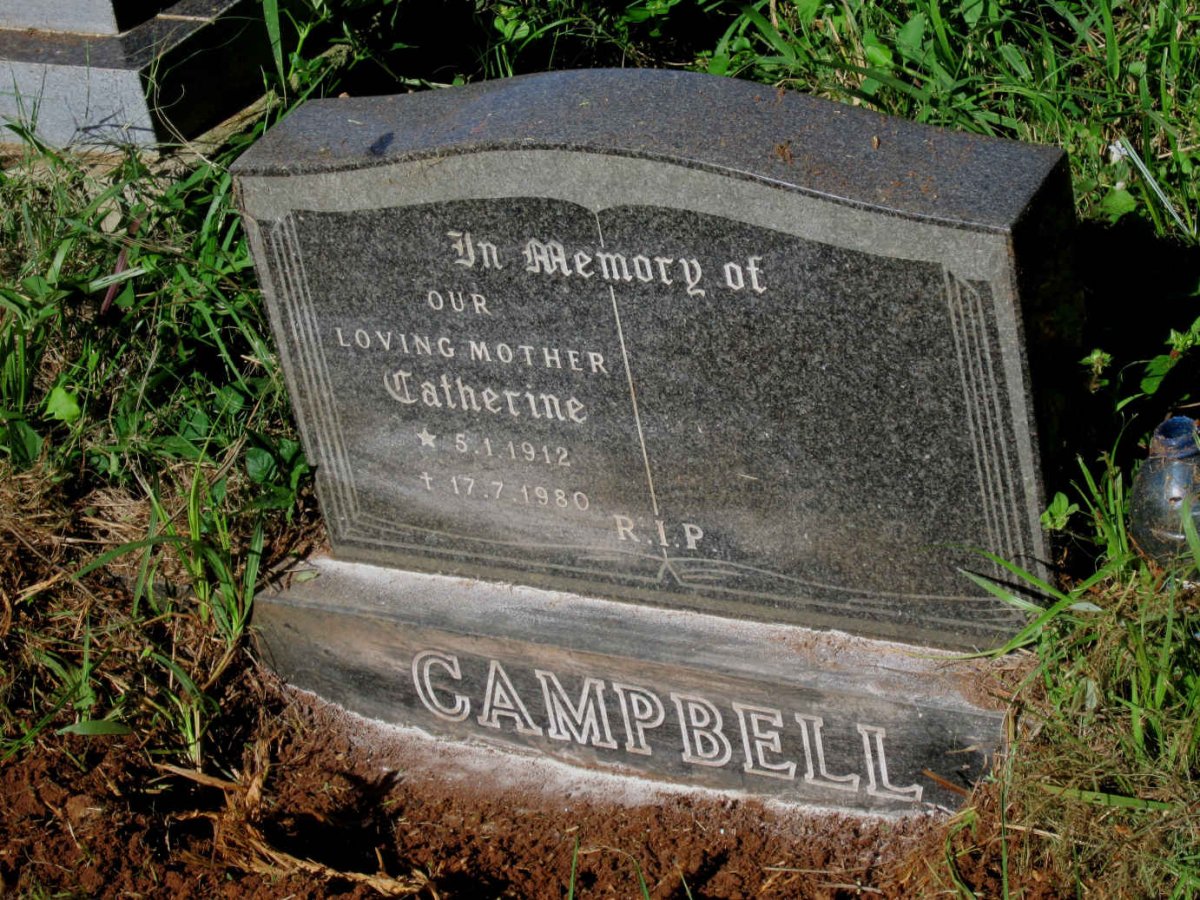 CAMPBELL Catherine 1912-1980