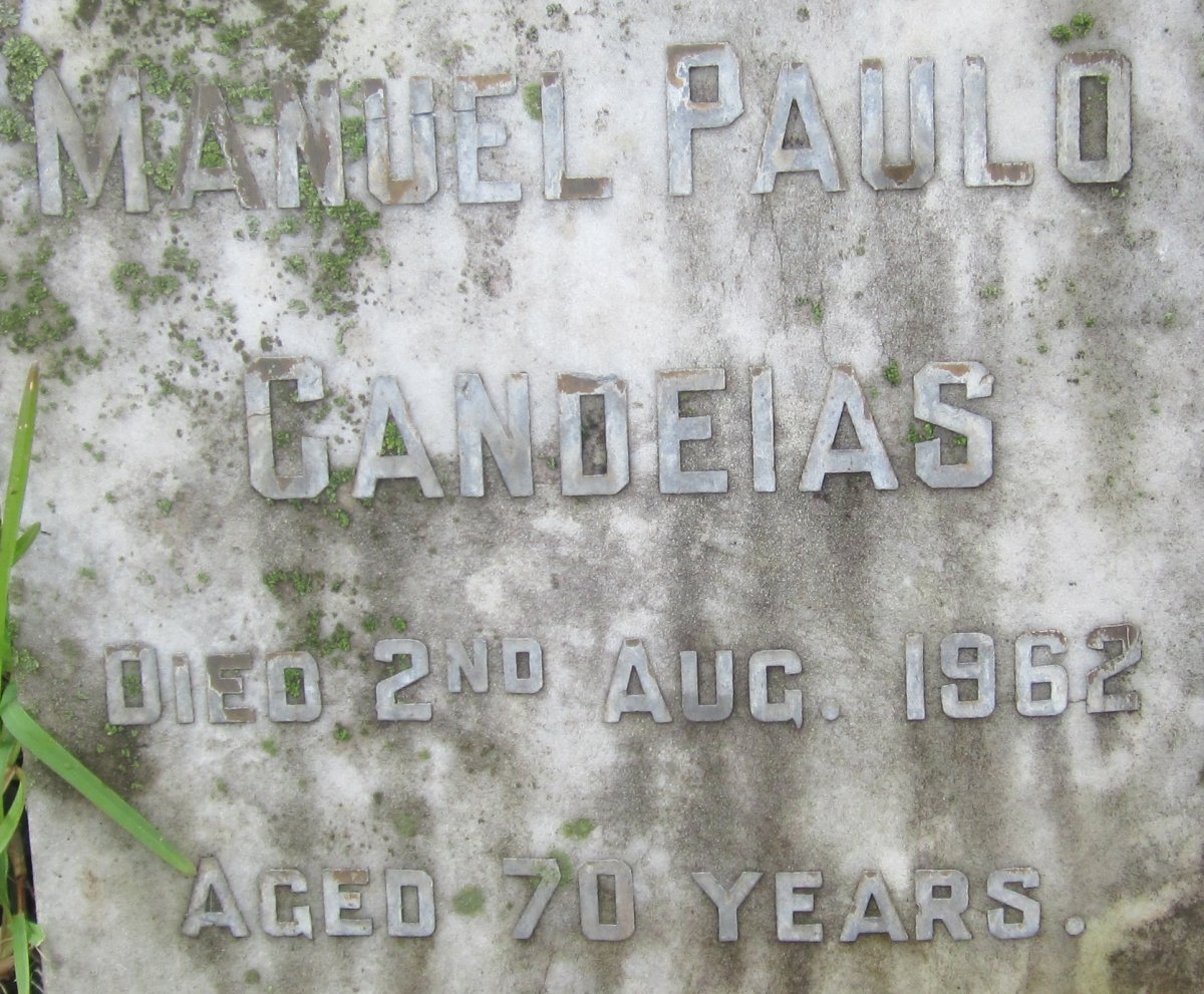 CANDEIAS Manuel Paulo -1962