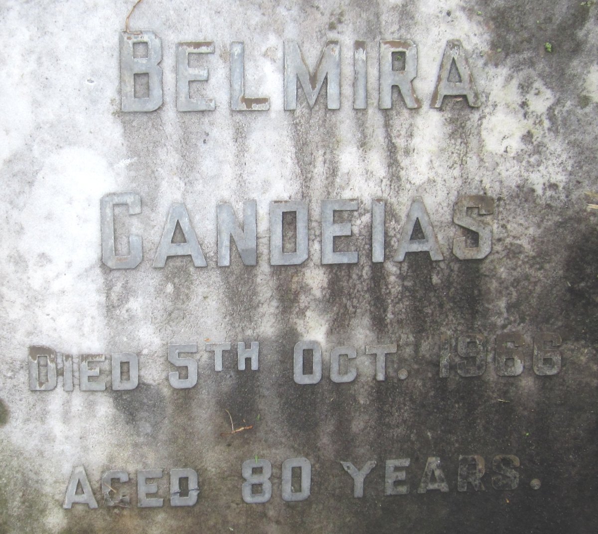 CANDEIAS Belmira -1966