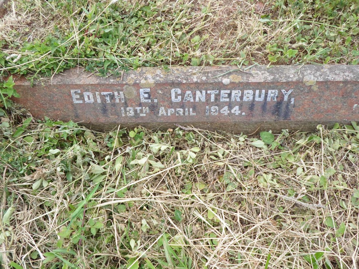 CANTERBURY Edith E. -1944