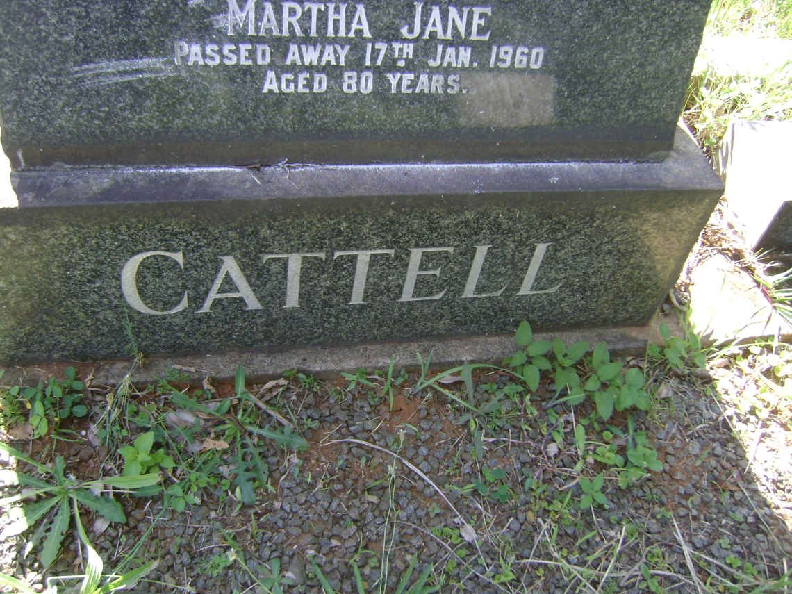 CATTELL Sidney Edward -1958 &amp; Martha Jane -1960 :: CATTELL Lottie Ina -1945