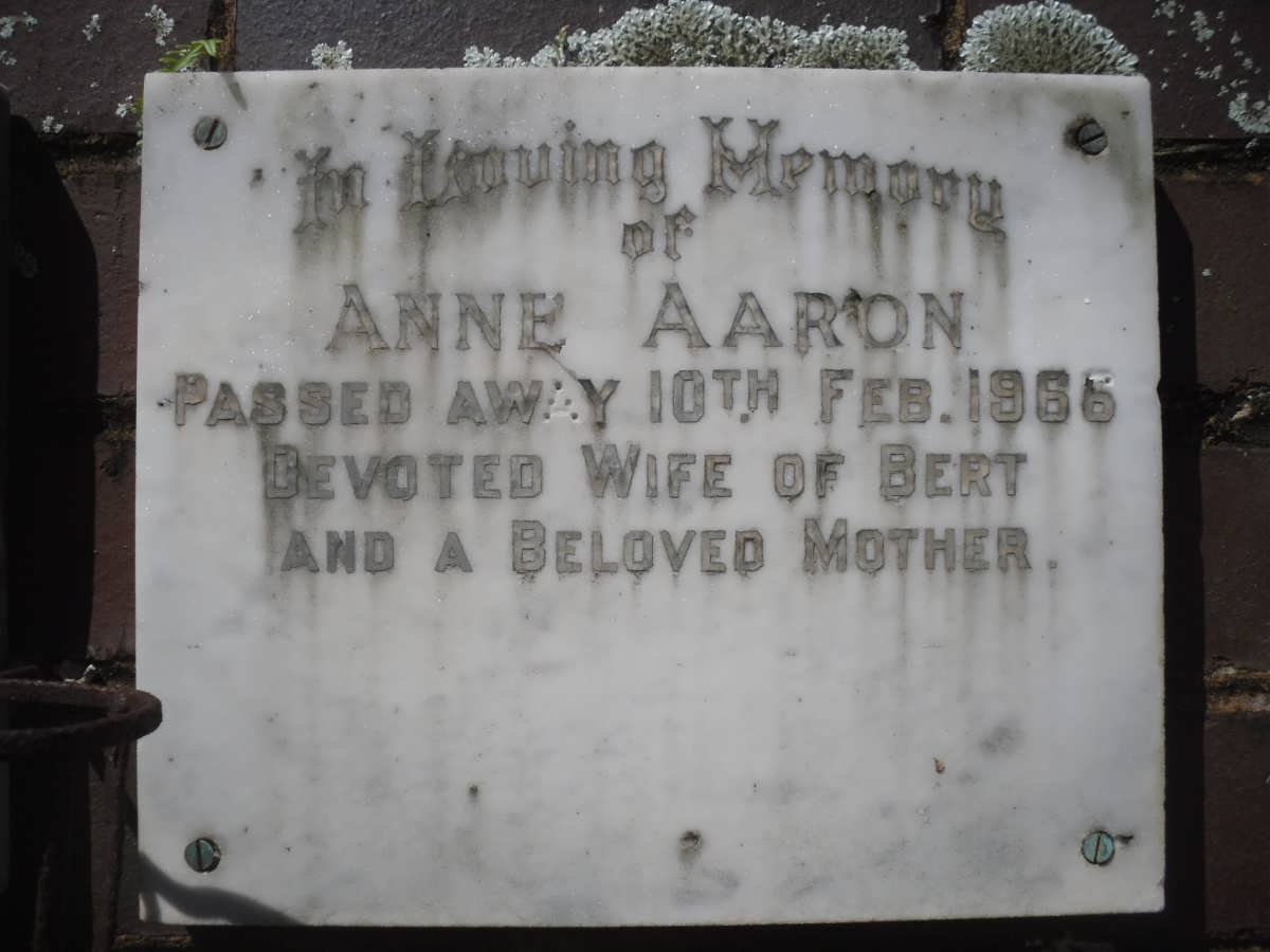 AARON Anne -1966