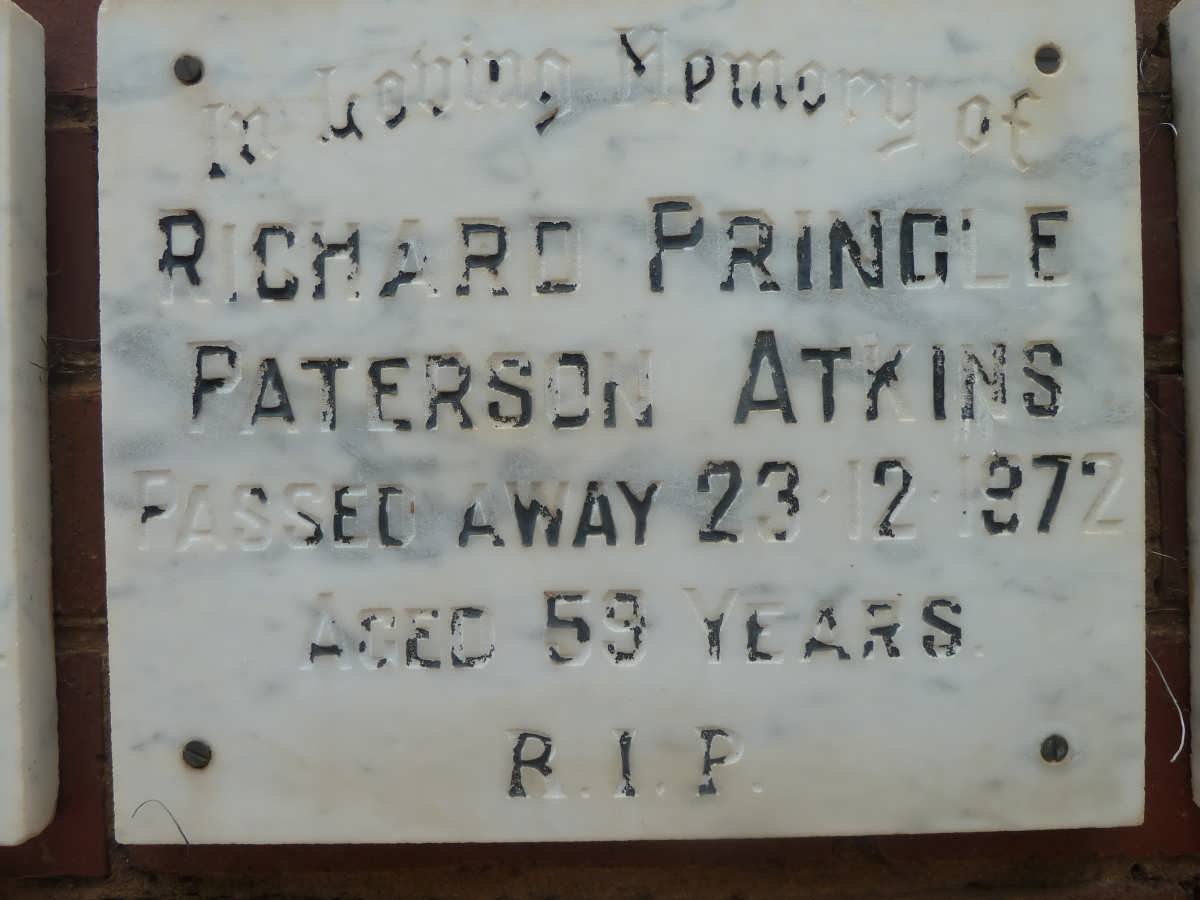ATKINS Richard Pringle Paterson -1972