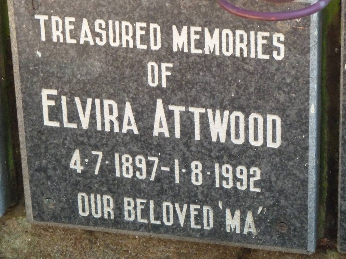 ATTWOOD Elvira 1897-1992