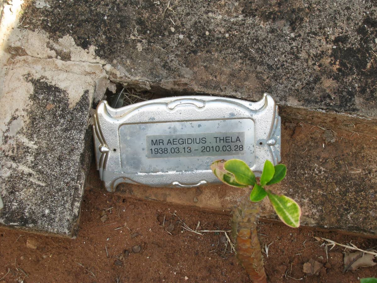 AEGIDIUS Thela 1938-2010