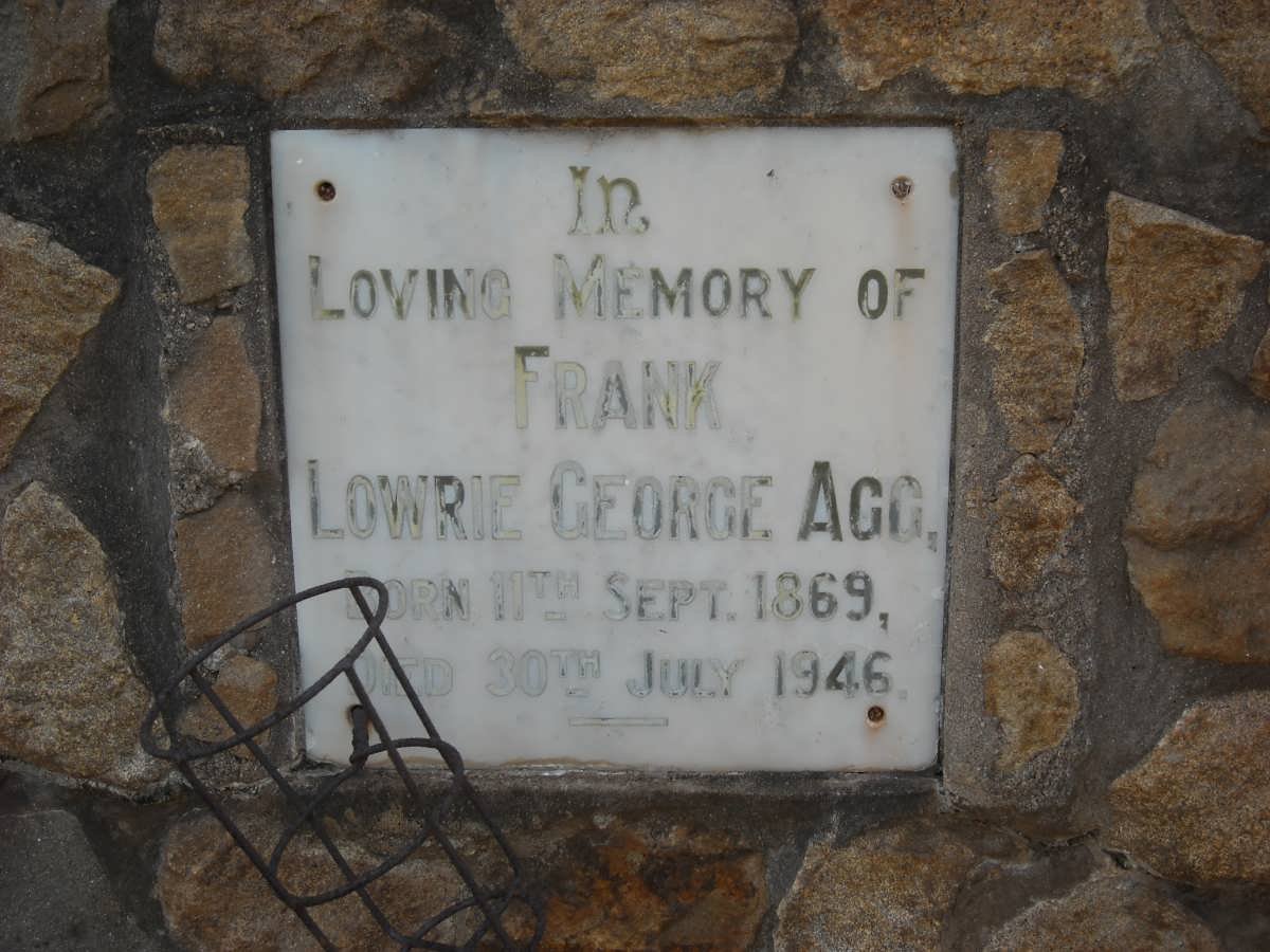 AGG Frank Lowrie George 1869-1946