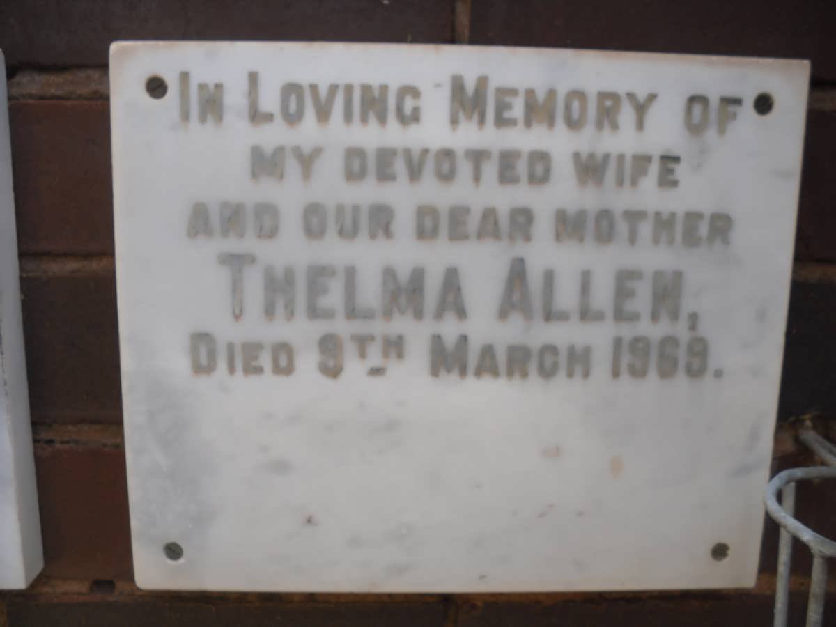 ALLEN Thelma -1969