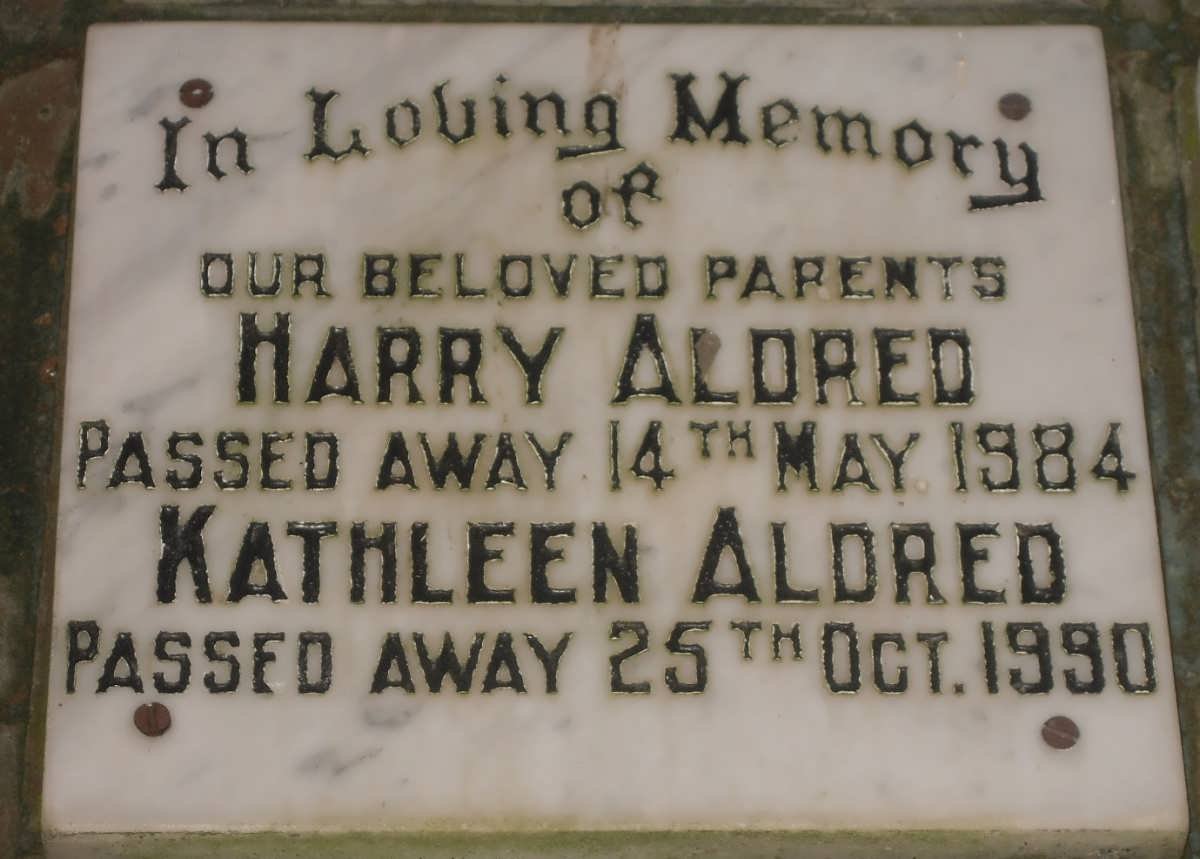 ALDRED Harry -1984 &amp; Kathleen -1990