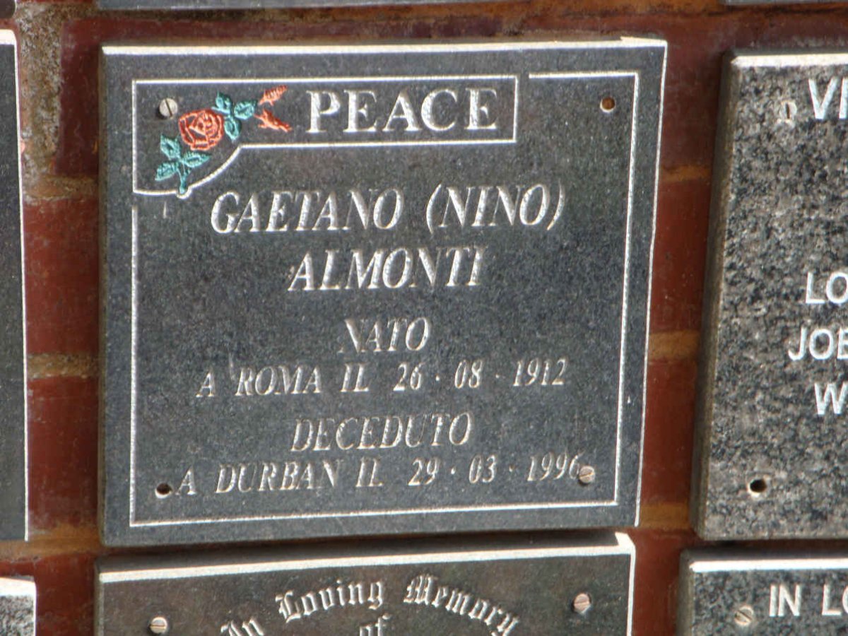 ALMONTI Gaetano 1912-1996