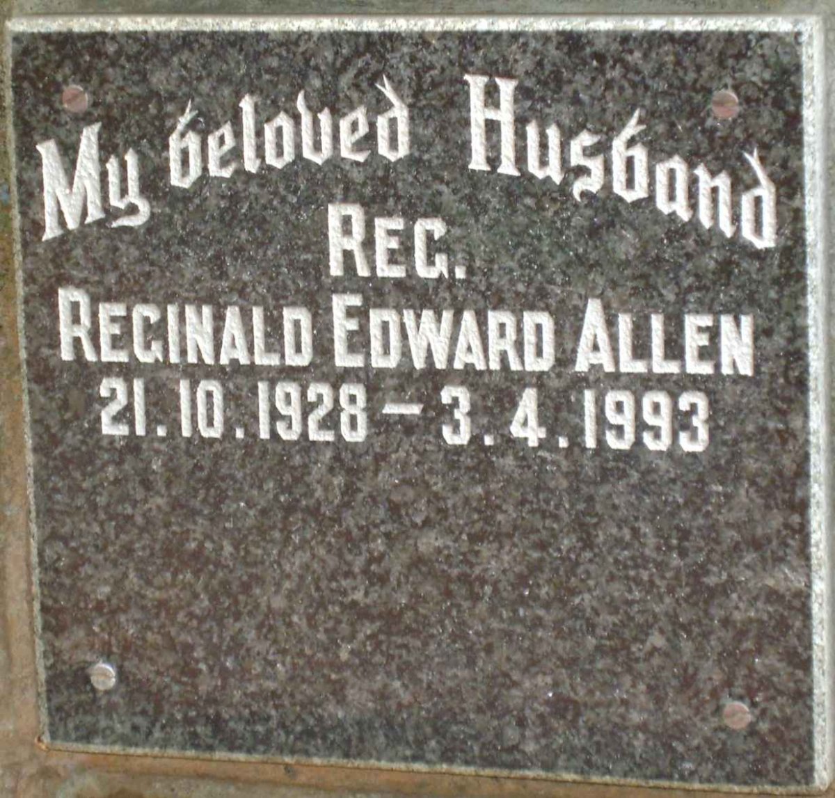ALLEN Reginald Edward 1928-1993