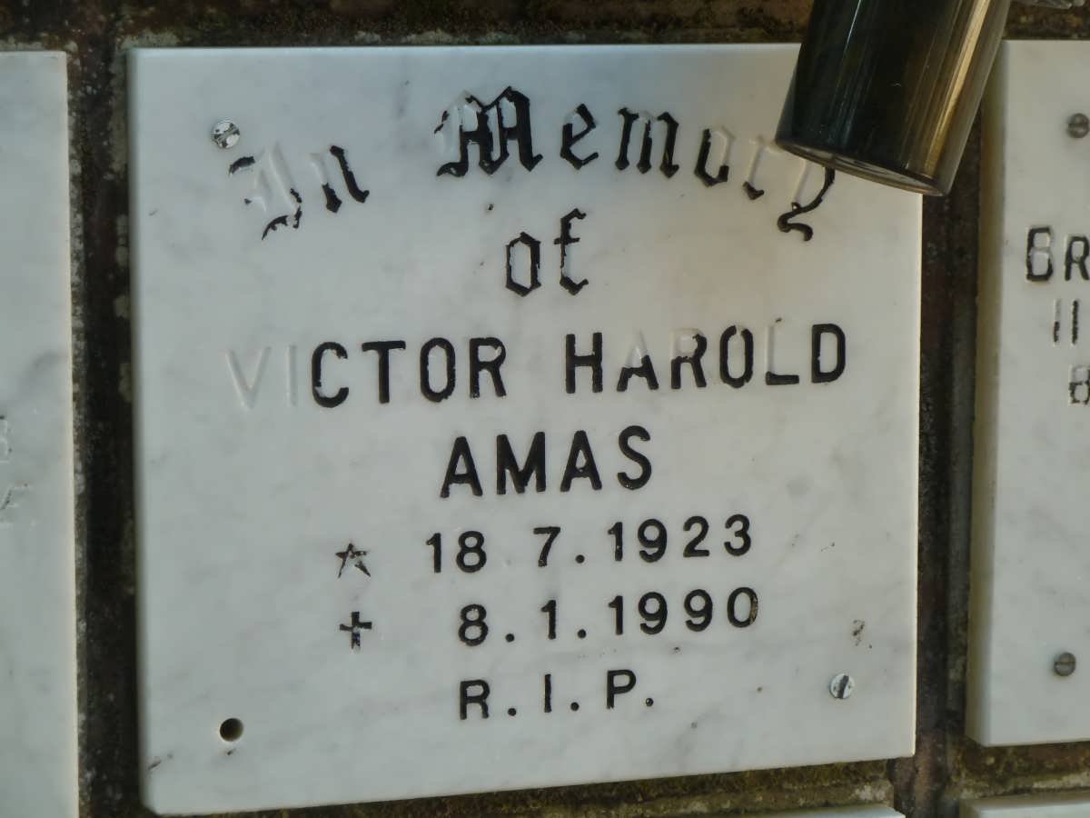 AMAS Victor Harold 1923-1990