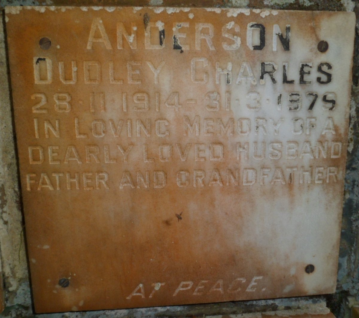 ANDERSON Dudley Charles 1914-1979
