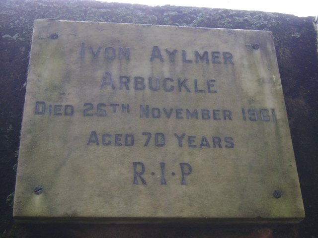 ARBUCKLE Ivon Aylmer -1961