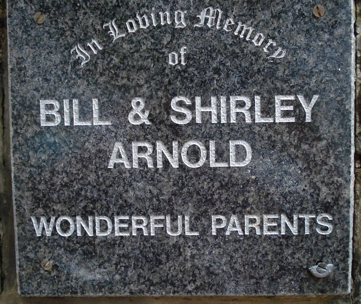ARNOLD Bill &amp; Shirley